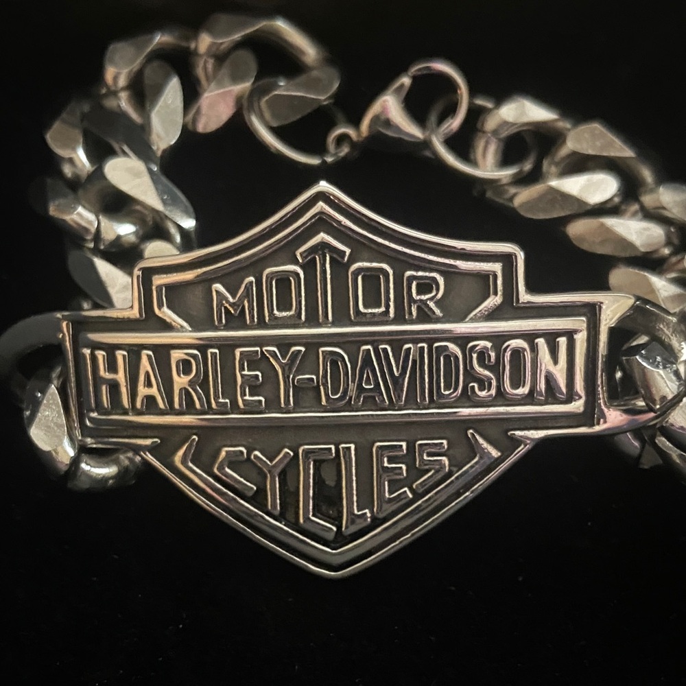 Harley-Davidson Silver Chain Bracelet - Picture 3 of 3